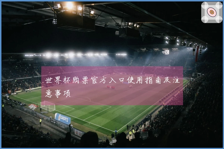 世界杯购票官方入口使用指南及注意事项